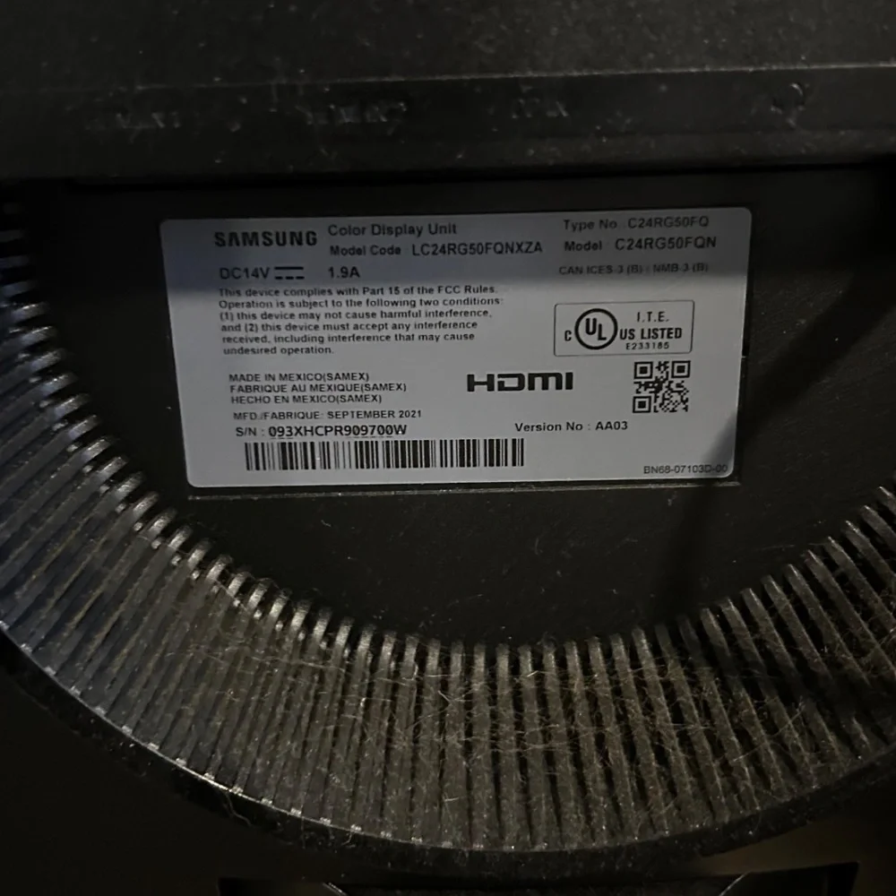 Samsung Odyssey CRG5 24